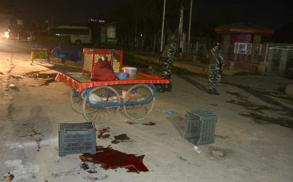 Bihar's hawker in Srinagar