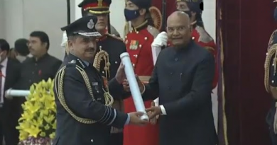 President honored Air Force Chief