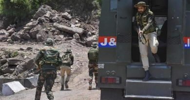 Two policemen martyred