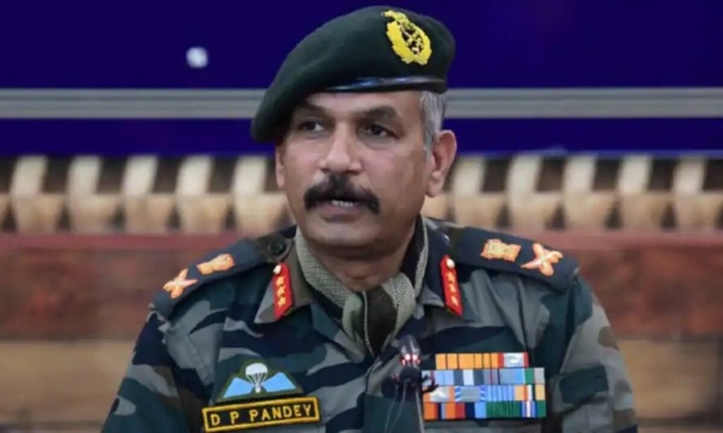 Lt Gen DP Pandey said