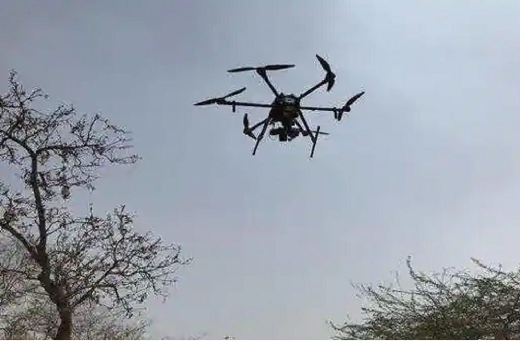 Drone seen in Jammu's Sandhwa area