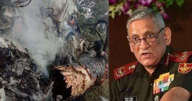 General Rawat's helicopter collided