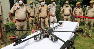 Police recovered a drone
