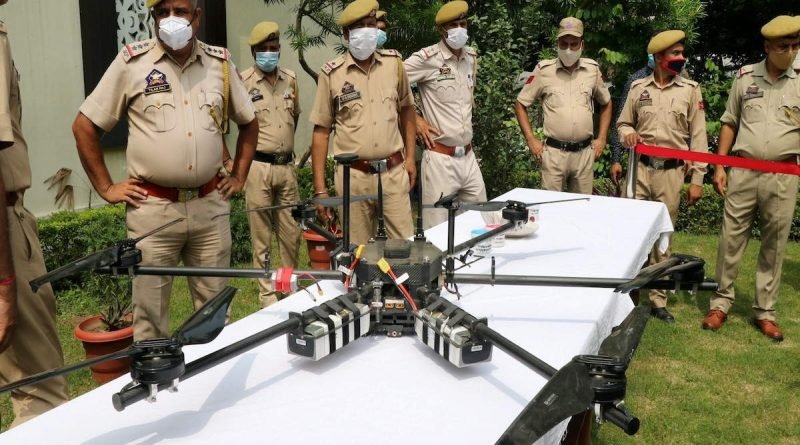 Police recovered a drone