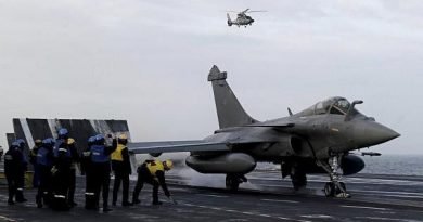 Demonstration of Rafale maritime