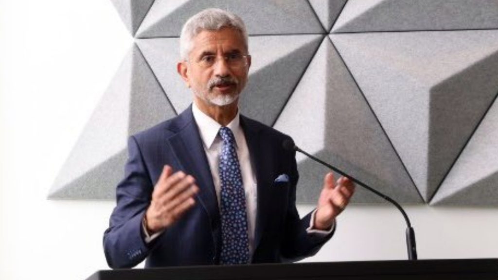 Jaishankar addressed the EU