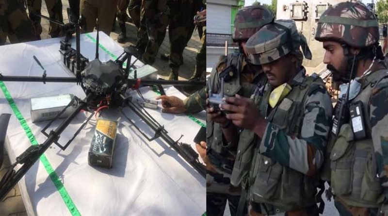 Pakistani drone dropped