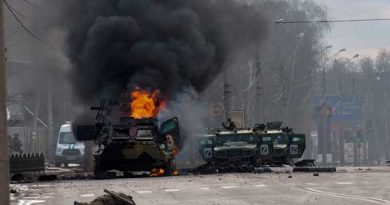 Many explosions were heard