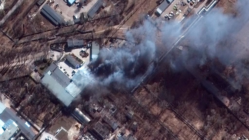 Russia airstrikes on Ukraine's Military