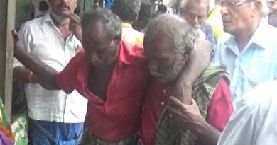 Three traders were injured