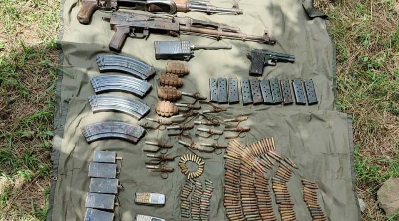 Security forces demolished