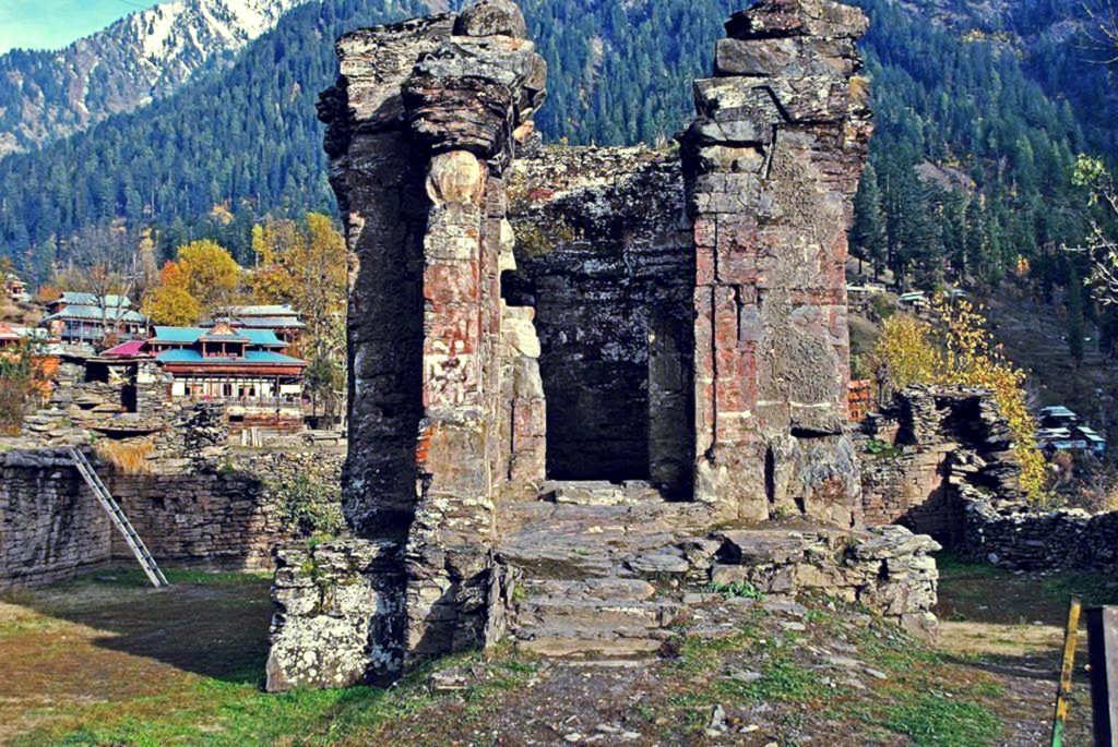 Construction of Sharda Devi temple