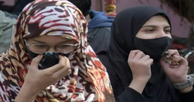 Two girls wearing hijab