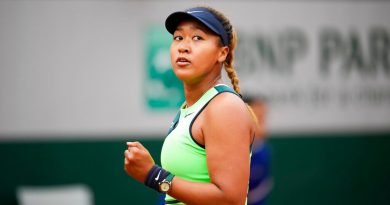 Naomi Osaka was out