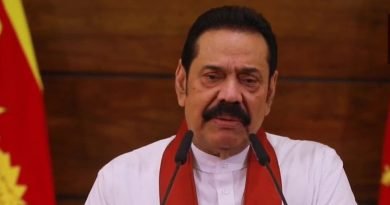 Sri Lankan PM Mahinda Rajapaksa