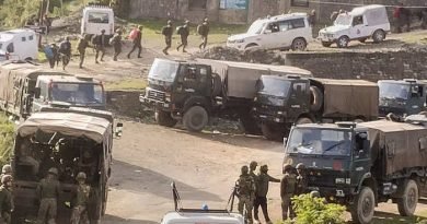 Security forces surrounded