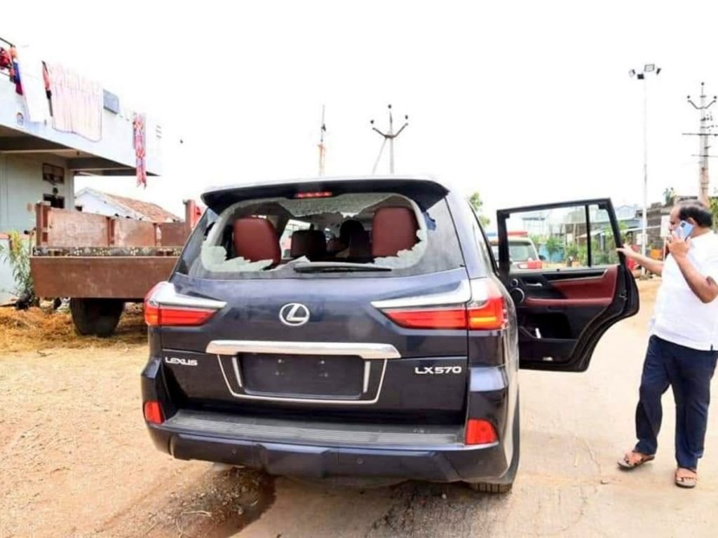 BJP MP's car attacked
