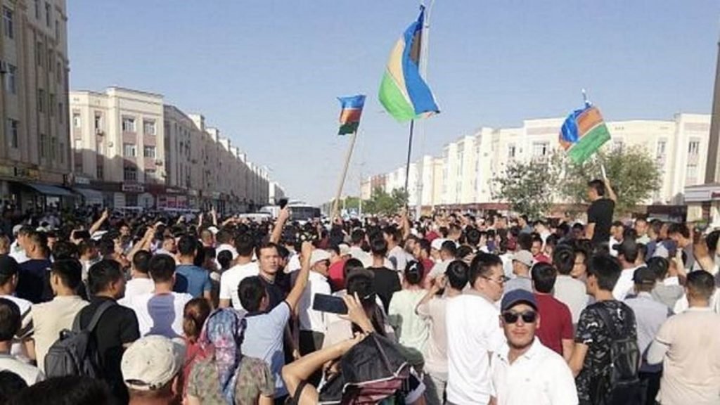 Uzbekistan Deadly Protest: