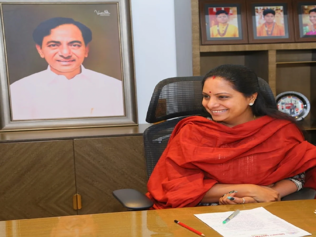 CM KCR's daughter retaliated