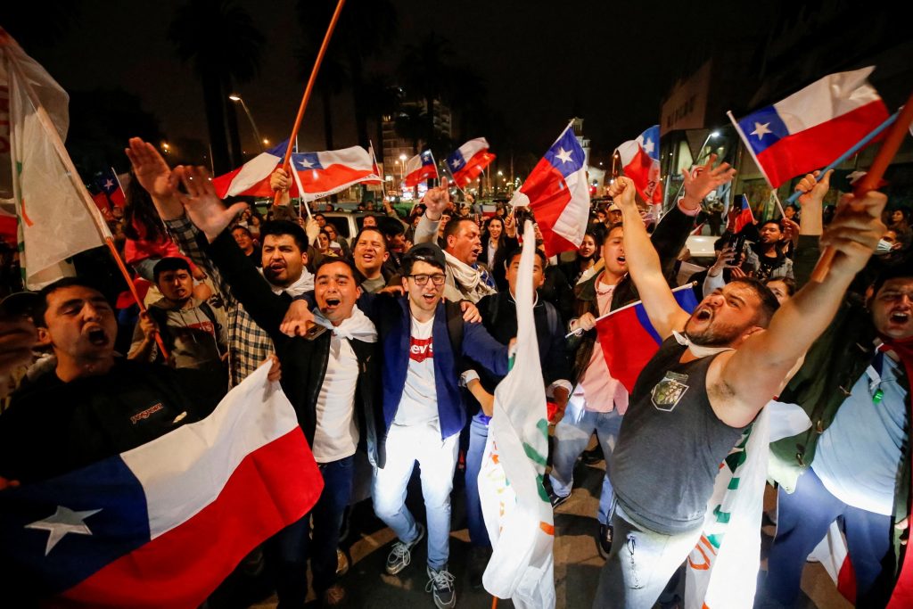 Students protest in Chile