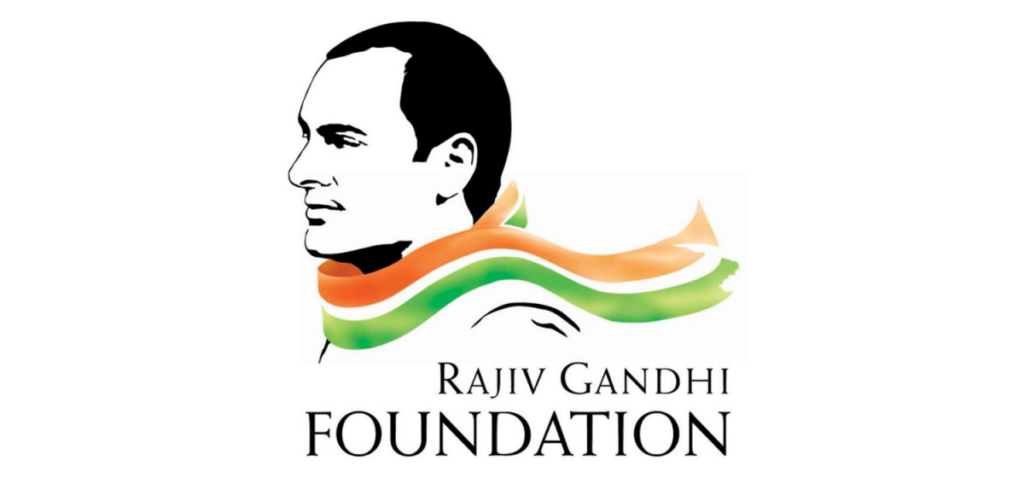 Rajiv Gandhi Foundation's license