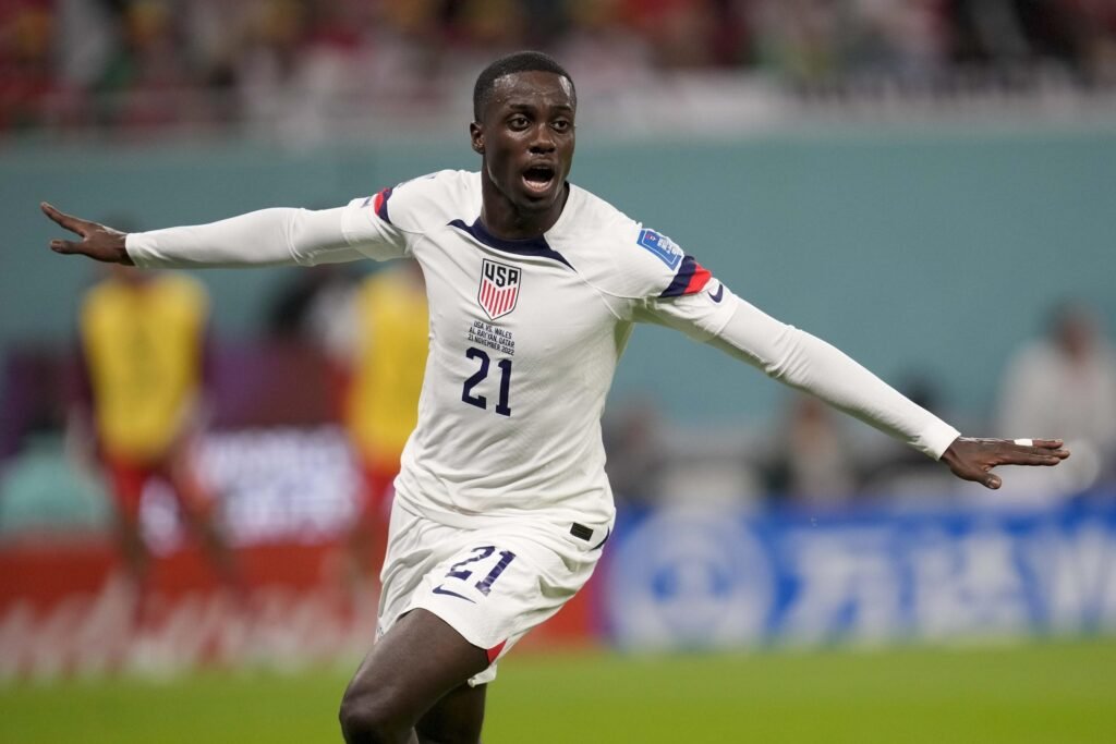 Timothy Weah of America