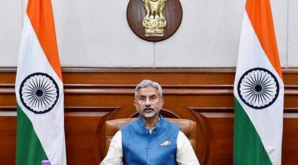 Foreign Minister S Jaishankar said
