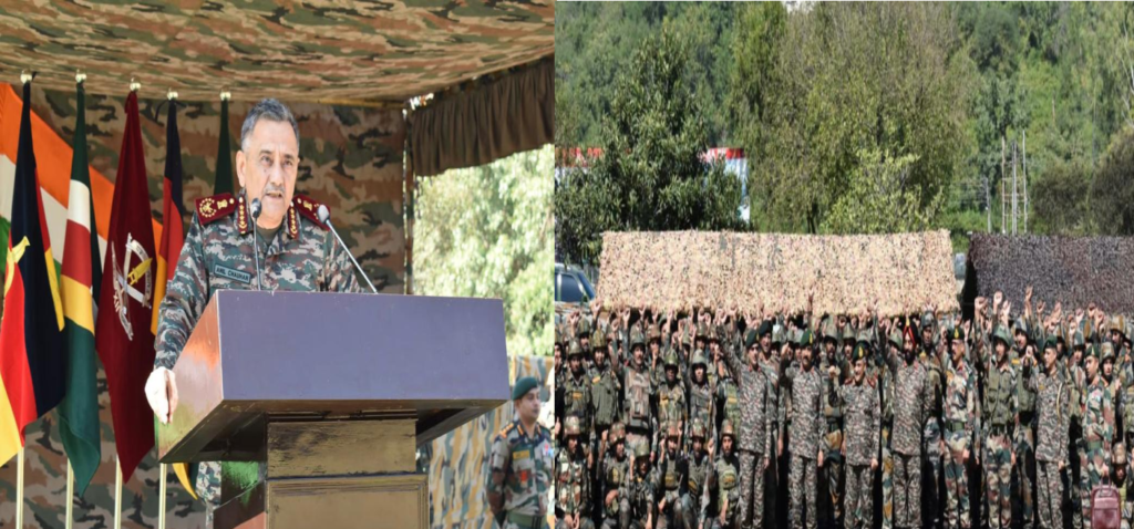 CDS General Anil Chauhan emphasized Defense independence at the Gajraj Corps visit