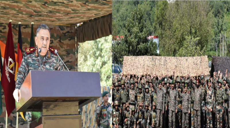 CDS General Anil Chauhan emphasized Defense independence at the Gajraj Corps visit