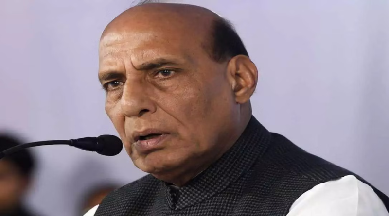 Indian Defense Minister Rajnath Singh