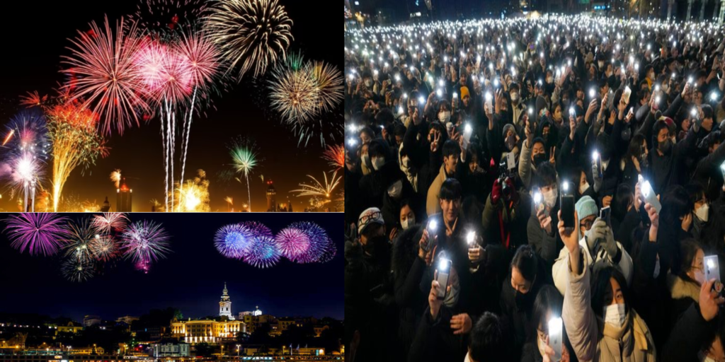 New Year 2024 Celebrations: Fireworks Light Up India And Global Cities