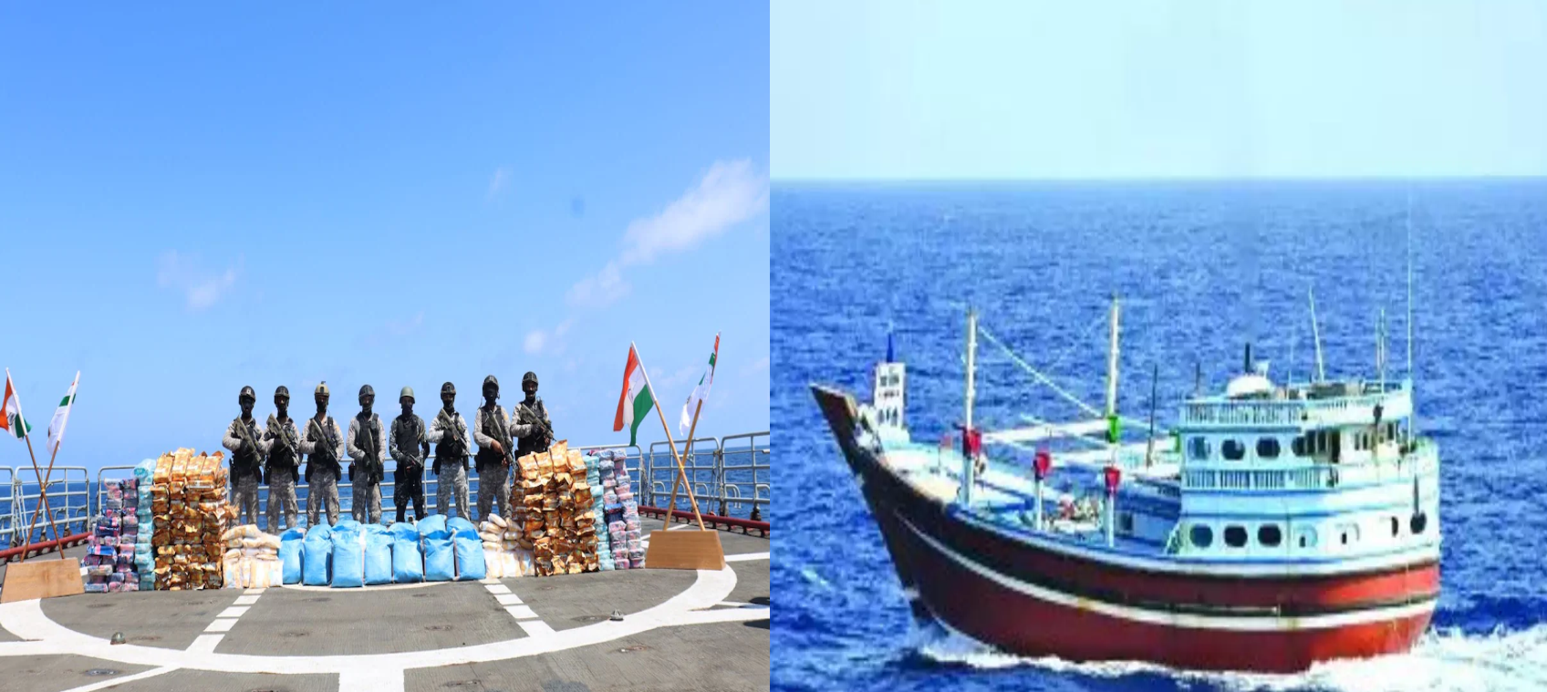 Indian Navy Seizes 940kg Drugs in Arabian Sea: