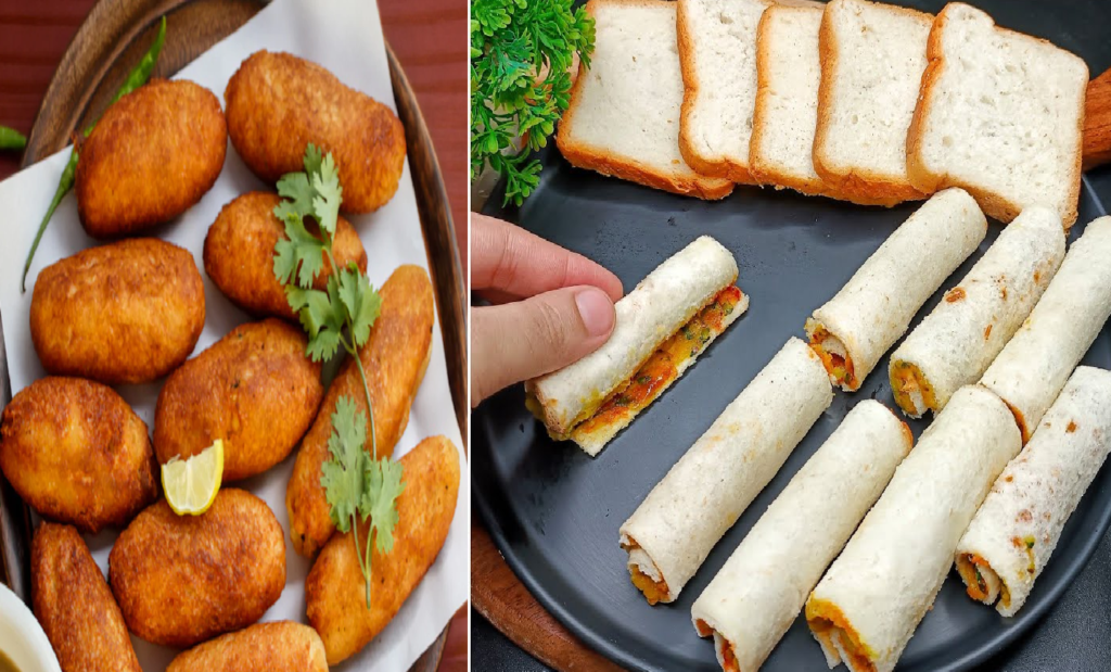 Easy Bread Roll Recipe - Perfect Light Snack for Evening Hunger.