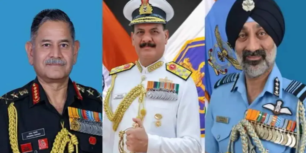 Unique Coincidence in Indian Armed Forces: Army, Navy, and Air Force Chiefs Are Classmates