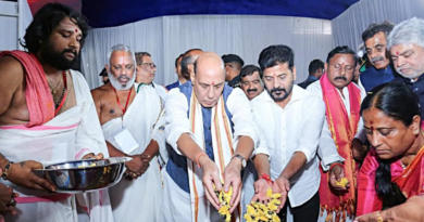 India's Proud Moment: Rajnath Singh Lays Foundation Stone for Naval Radar Station in Telangana