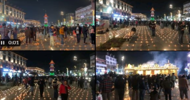 Diwali 2024: Historic Celebration as 10,000 Lamps Illuminate Lal Chowk, Kashmir Transformed in the Festive Glow!