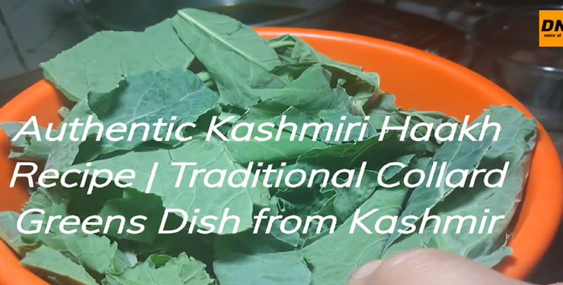 Authentic Kashmiri Haakh Recipe | Traditional Collard Greens Dish from Kashmir