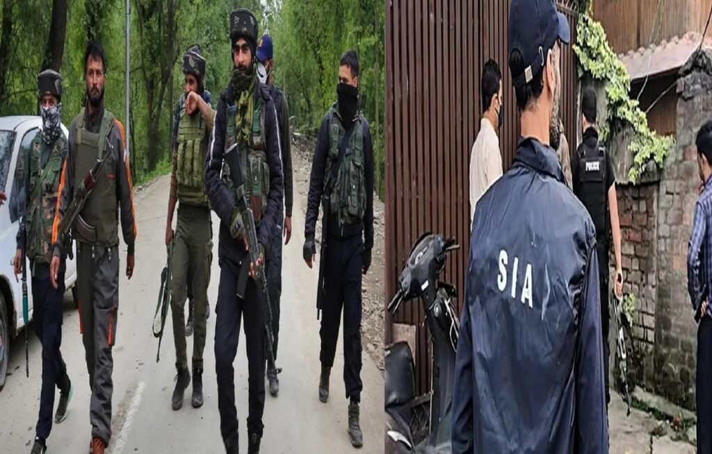 SIA anti-terror crackdown 2025: Pakistan-Linked Terror Network Exposed by SIA in Kashmir