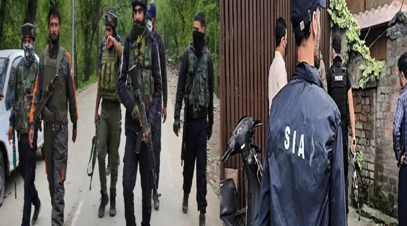 SIA anti-terror crackdown 2025: Pakistan-Linked Terror Network Exposed by SIA in Kashmir