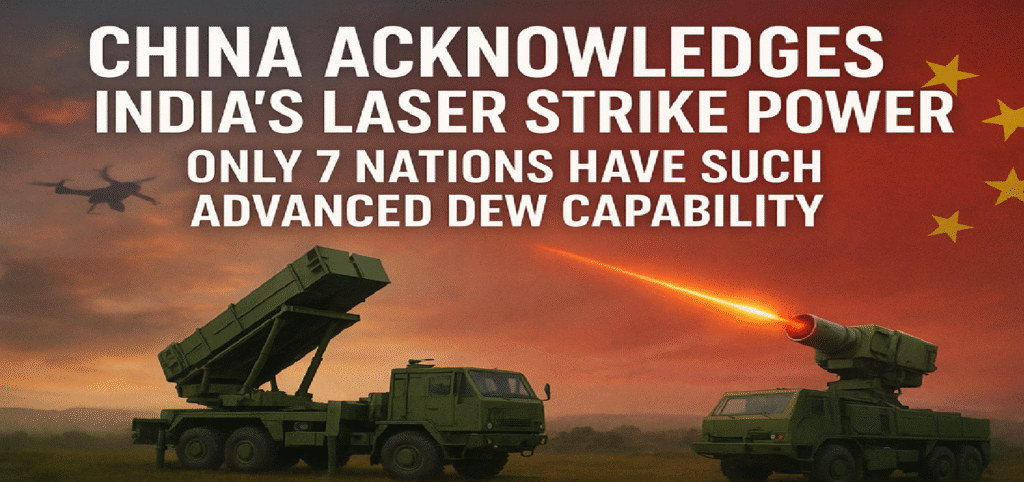 China Admits India’s Laser Strike Power: Only 7 Nations in the World Possess Such Advanced DEW Capability