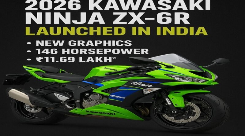 2026 Kawasaki Ninja ZX-6R Launched in India: Major Updates, Price, and Features Compared to Old Version