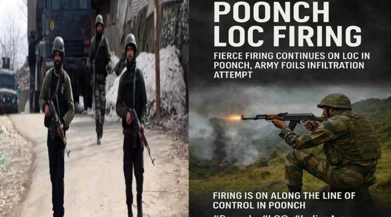 Poonch LoC Firing: Indian Army Foils Infiltration | Heavy Gunbattle on Border