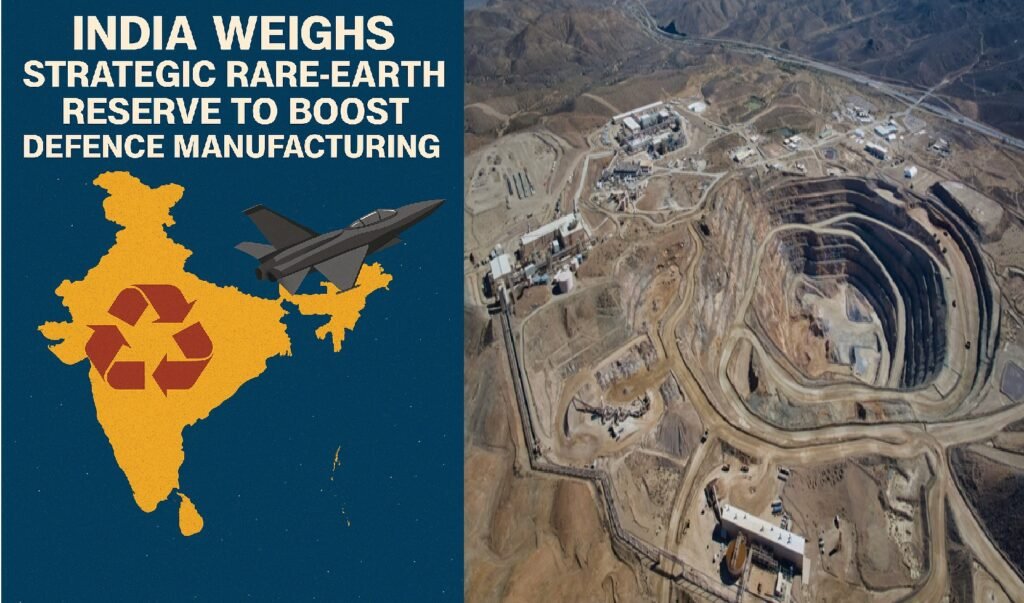 India Weighs Strategic Rare-Earth Reserve to Boost Defence Manufacturing
