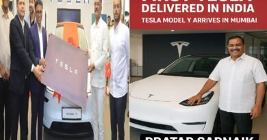 First Tesla Model Y Delivered in Mumbai: Maharashtra Transport Minister Pratap Sarnaik Becomes the First Owner in India