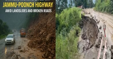 Drivers Risking Lives on Jammu-Poonch Highway Amid Landslides and Broken Roads