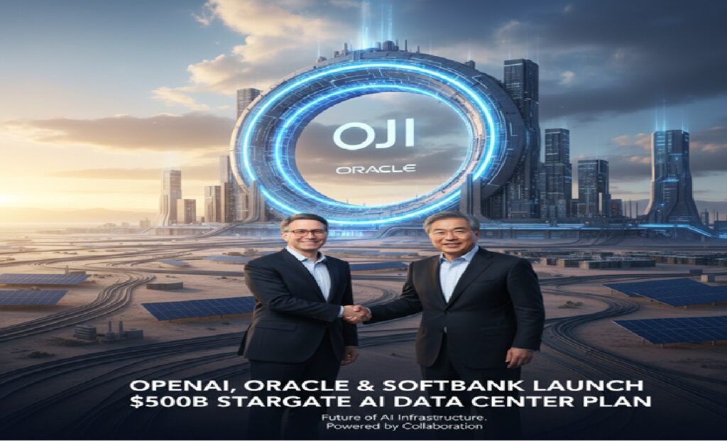 OpenAI, Oracle & SoftBank Launch $500B Stargate AI Data Center Plan