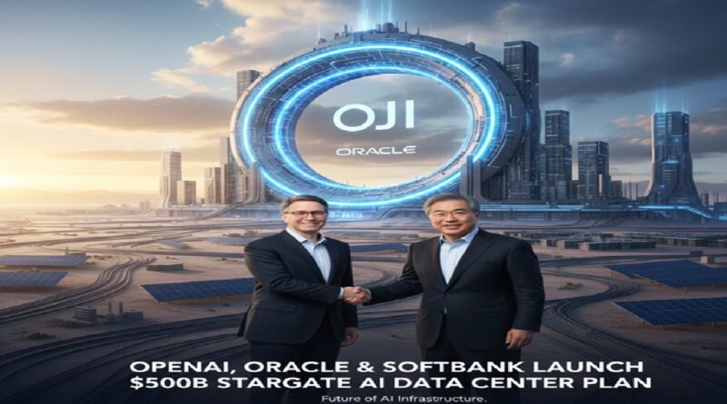 OpenAI, Oracle & SoftBank Launch $500B Stargate AI Data Center Plan