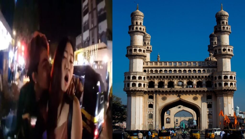 Viral Video of Foreign Woman Harassed Near Charminar Triggers Police Probe