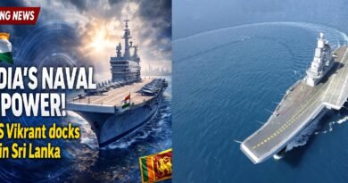 INS Vikrant Arrives in Colombo, Strengthening India–Sri Lanka Naval Ties Ahead of IFR 2025