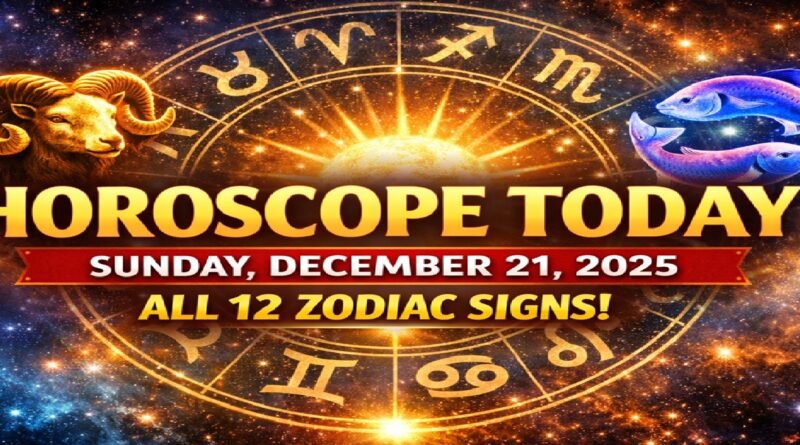 Horoscope Today - Sunday, December 21, 2025: What the Stars Predict for All 12 Zodiac Signs